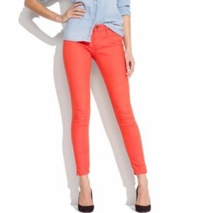Madewell Coral Corduroy Pants